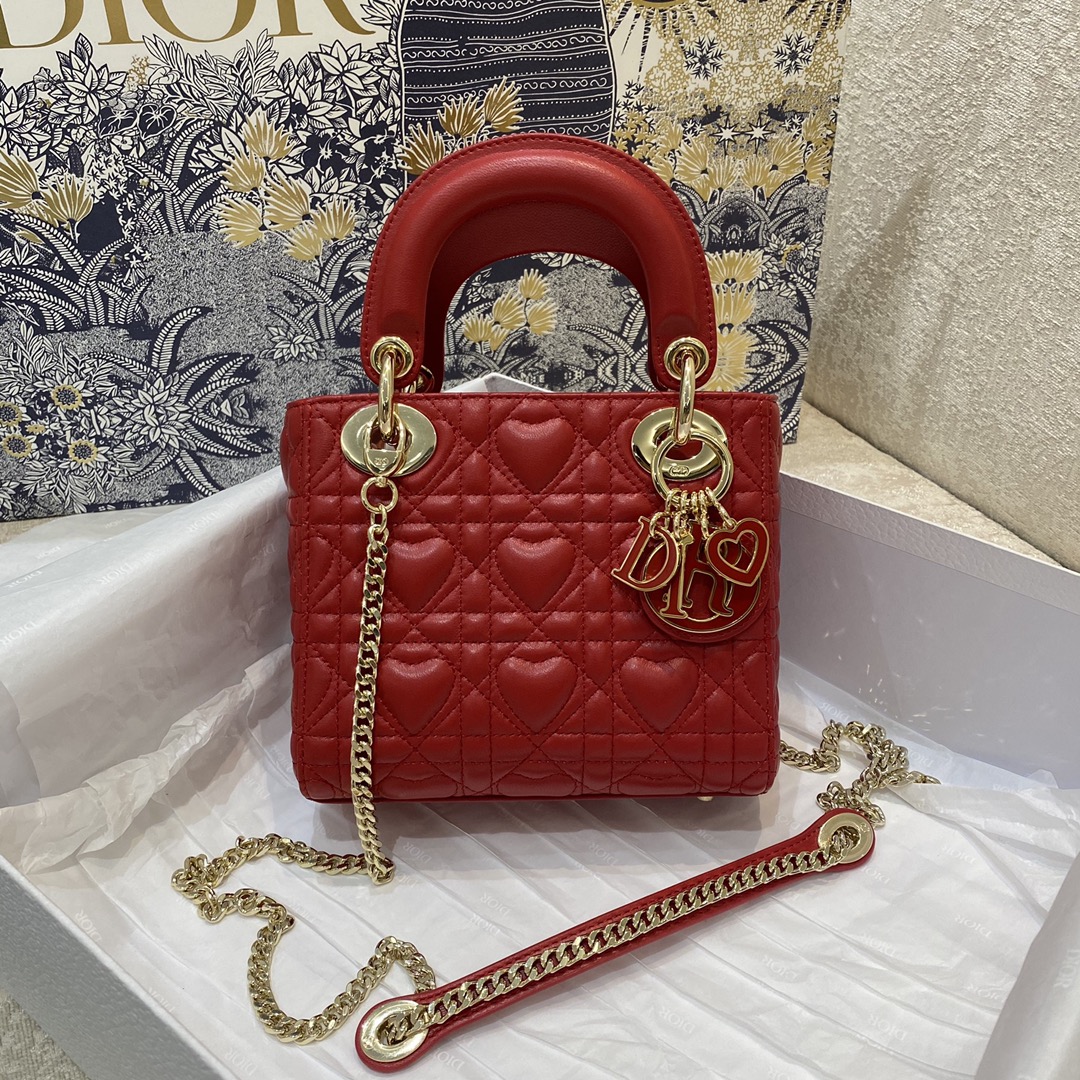 Dior Cream  Gray Wool Mini Lady Dior Bag  Preloved Dior Handbags CA