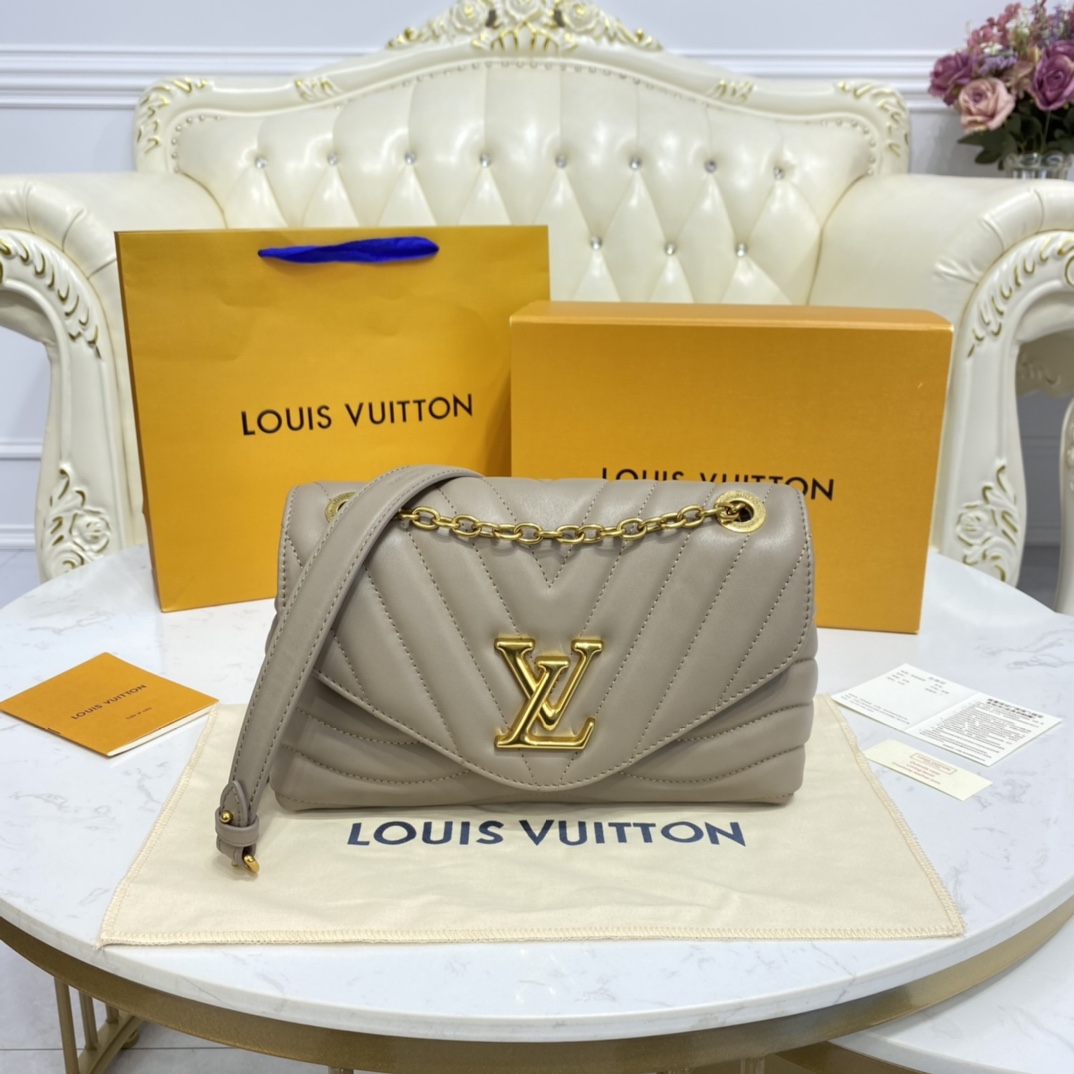 Louis Vuitton LV New Wave Handbags Crossbody & Shoulder Bags Black Gold Green Grey Red White Yellow Engraving Vintage Chains m58550