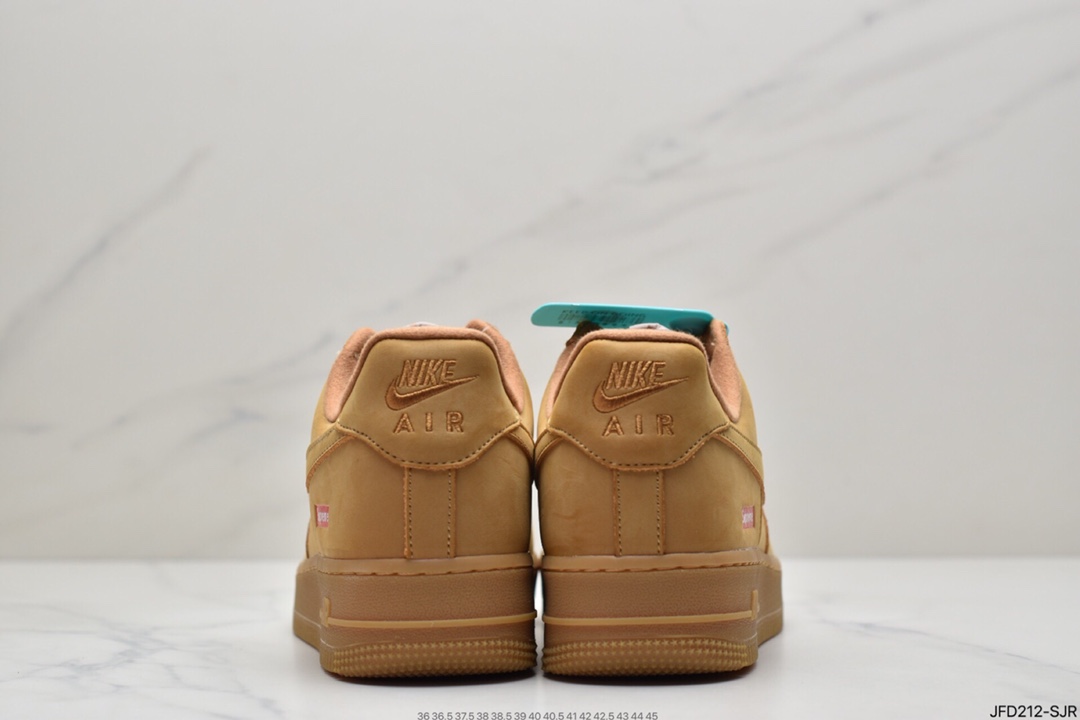 170 Supreme x Nike Air Force 1 Low Flax小麦 官方同步DN1555-200