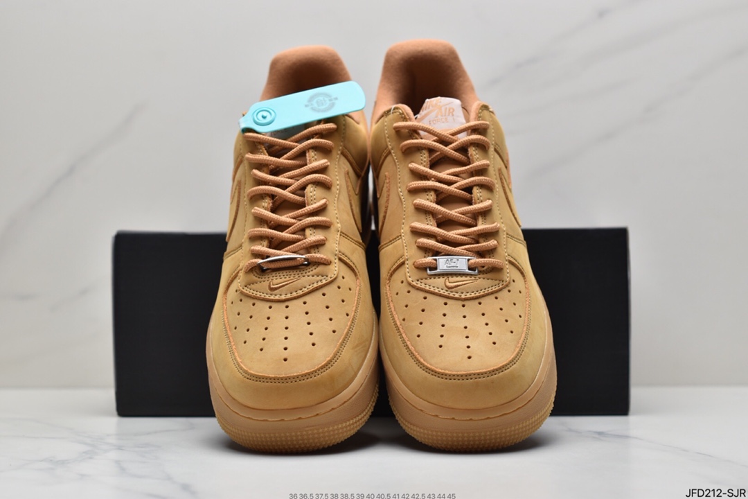 170 Supreme x Nike Air Force 1 Low Flax小麦 官方同步DN1555-200