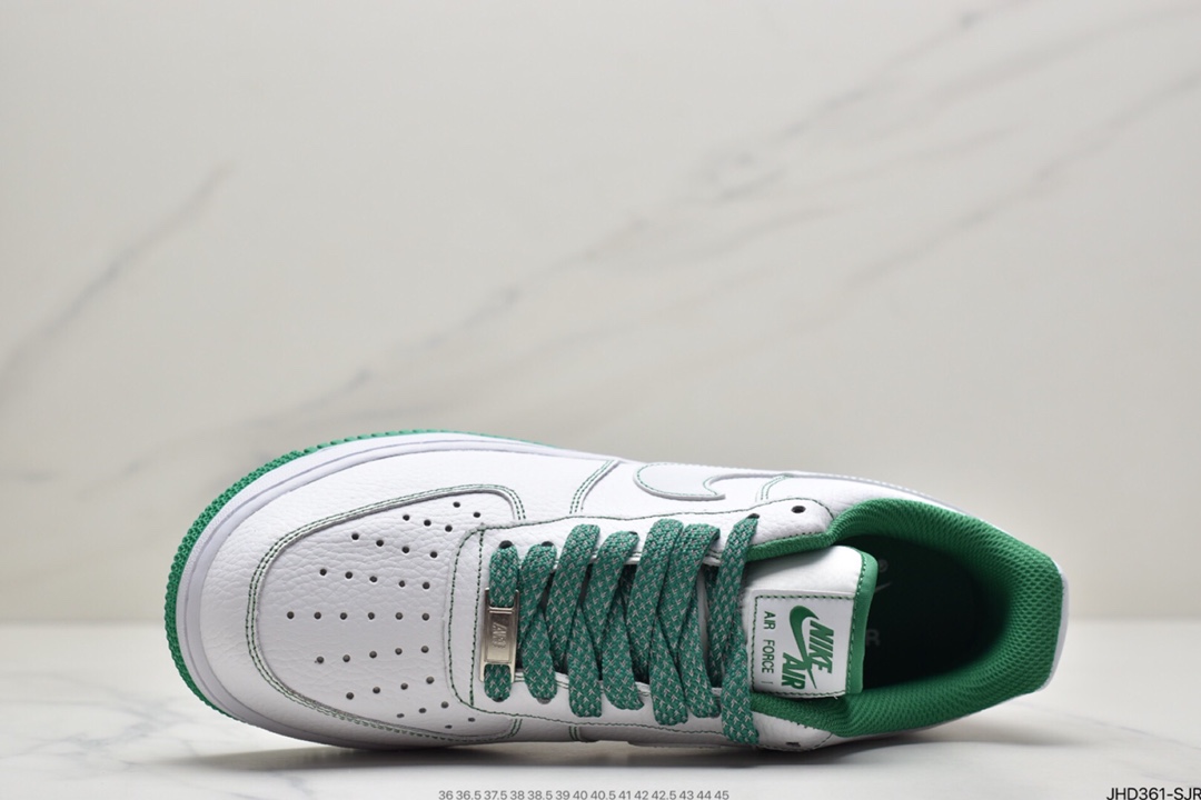 190 耐克Nike Air Force 1 ’07 马克线2代反光头层皮空军一号低帮休闲板鞋 CN2896-103