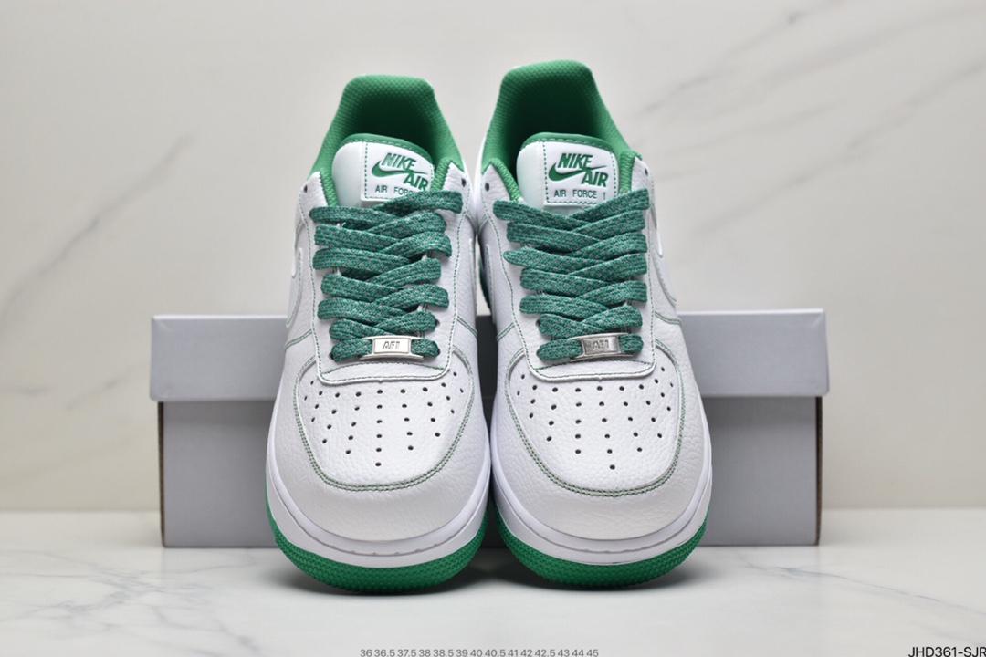 190 耐克Nike Air Force 1 ’07 马克线2代反光头层皮空军一号低帮休闲板鞋 CN2896-103