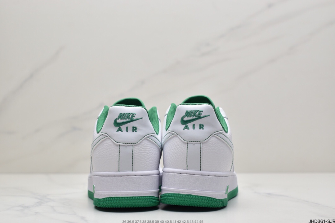 190 耐克Nike Air Force 1 ’07 马克线2代反光头层皮空军一号低帮休闲板鞋 CN2896-103