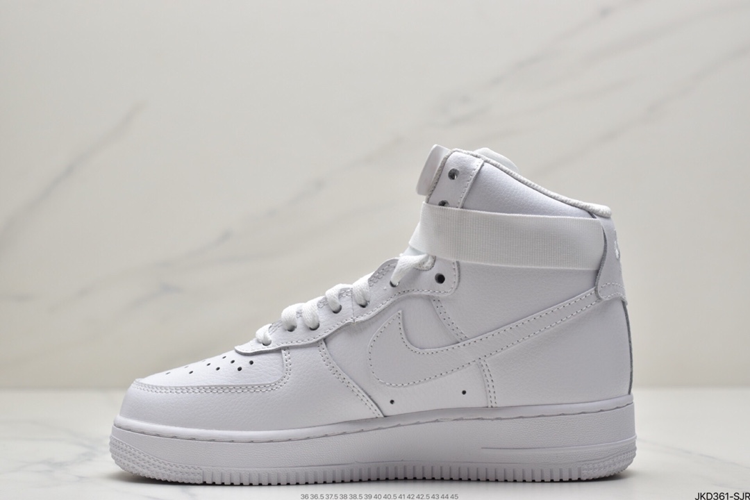 160 Nike AIR Force 1 High White Gum 白紫334031-105