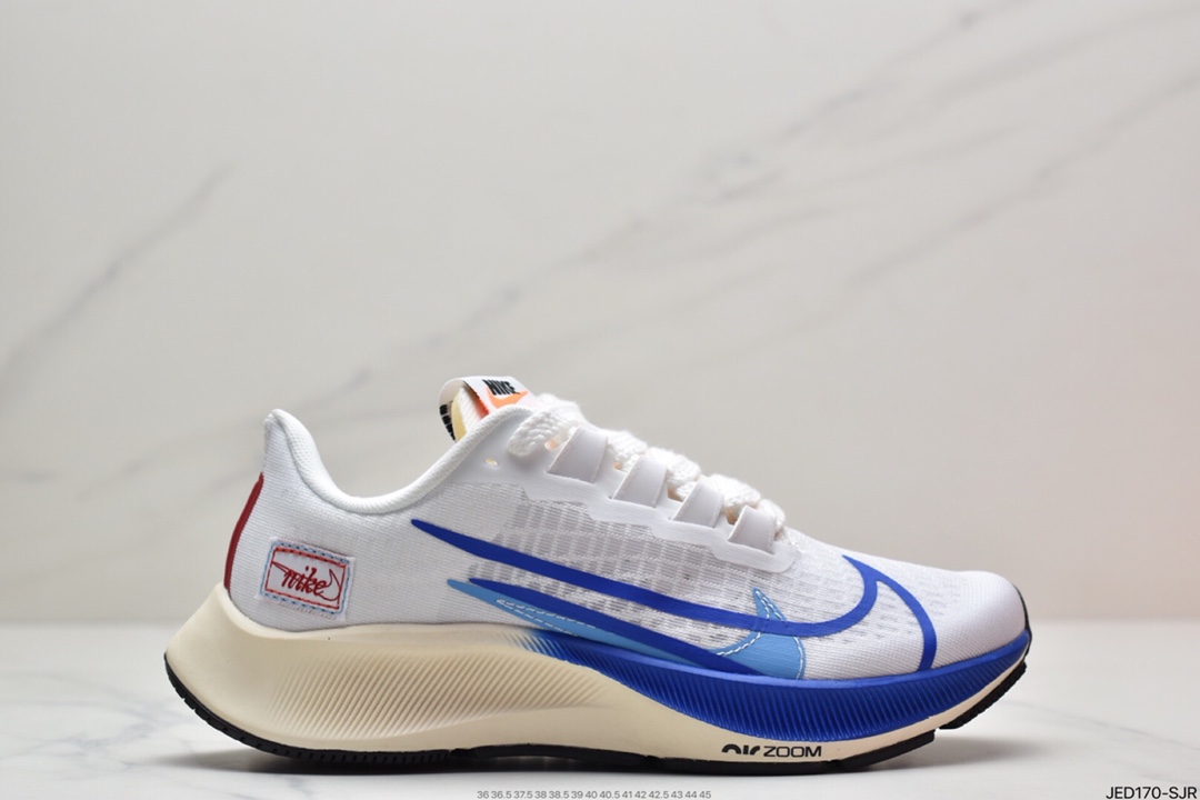 150 耐克Nike Air Zoom Pegasus 37 FC登月跑鞋登月37代 透气缓震疾速跑鞋BQ9646-102