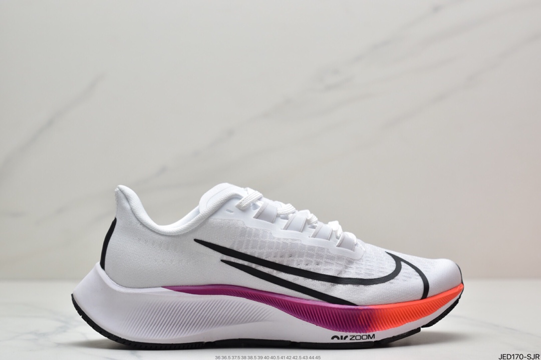 150 耐克Nike Air Zoom Pegasus 37 FC登月跑鞋登月37代 透气缓震疾速跑鞋BQ9646-102