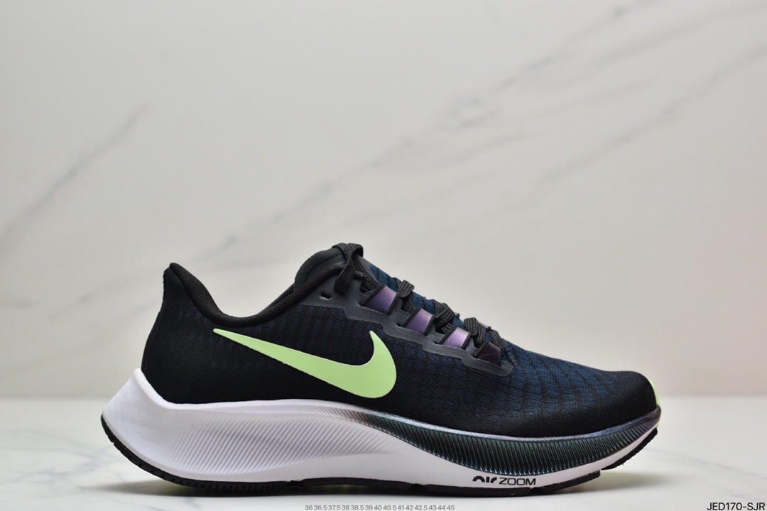 150 耐克Nike Air Zoom Pegasus 37 FC登月跑鞋登月37代 透气缓震疾速跑鞋BQ9646-102
