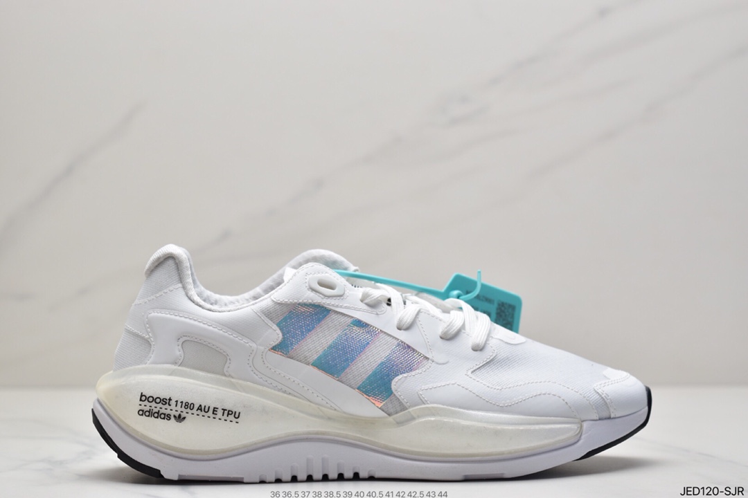 150 阿迪达斯adidas Originals ZX Alkyne 1180”Black/Volt”慢跑鞋“黑荧光绿”FW4793