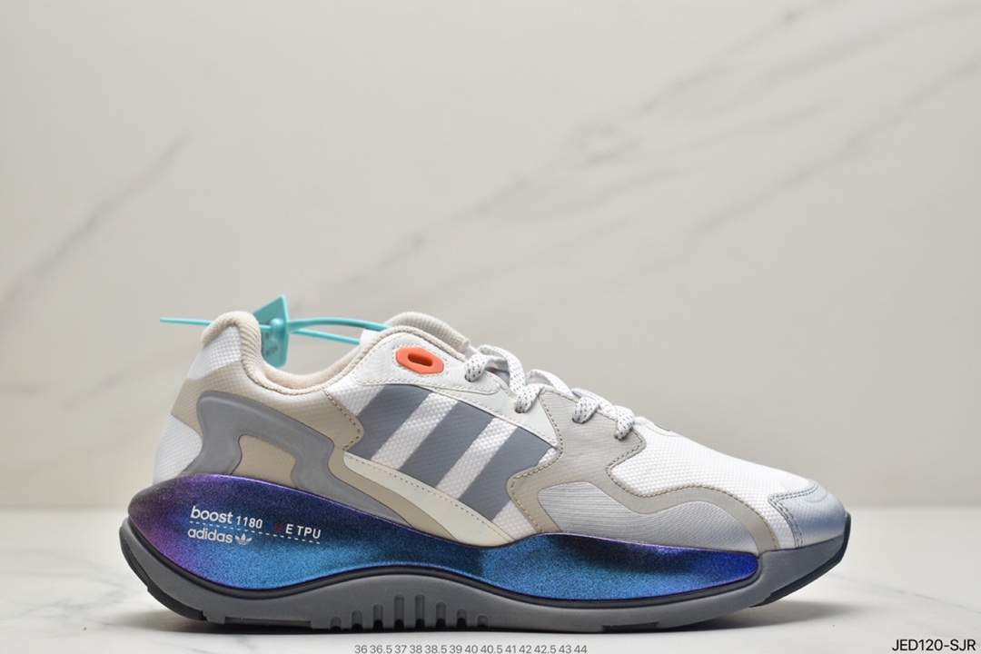 150 阿迪达斯adidas Originals ZX Alkyne 1180”Black/Volt”慢跑鞋“黑荧光绿”FW4793