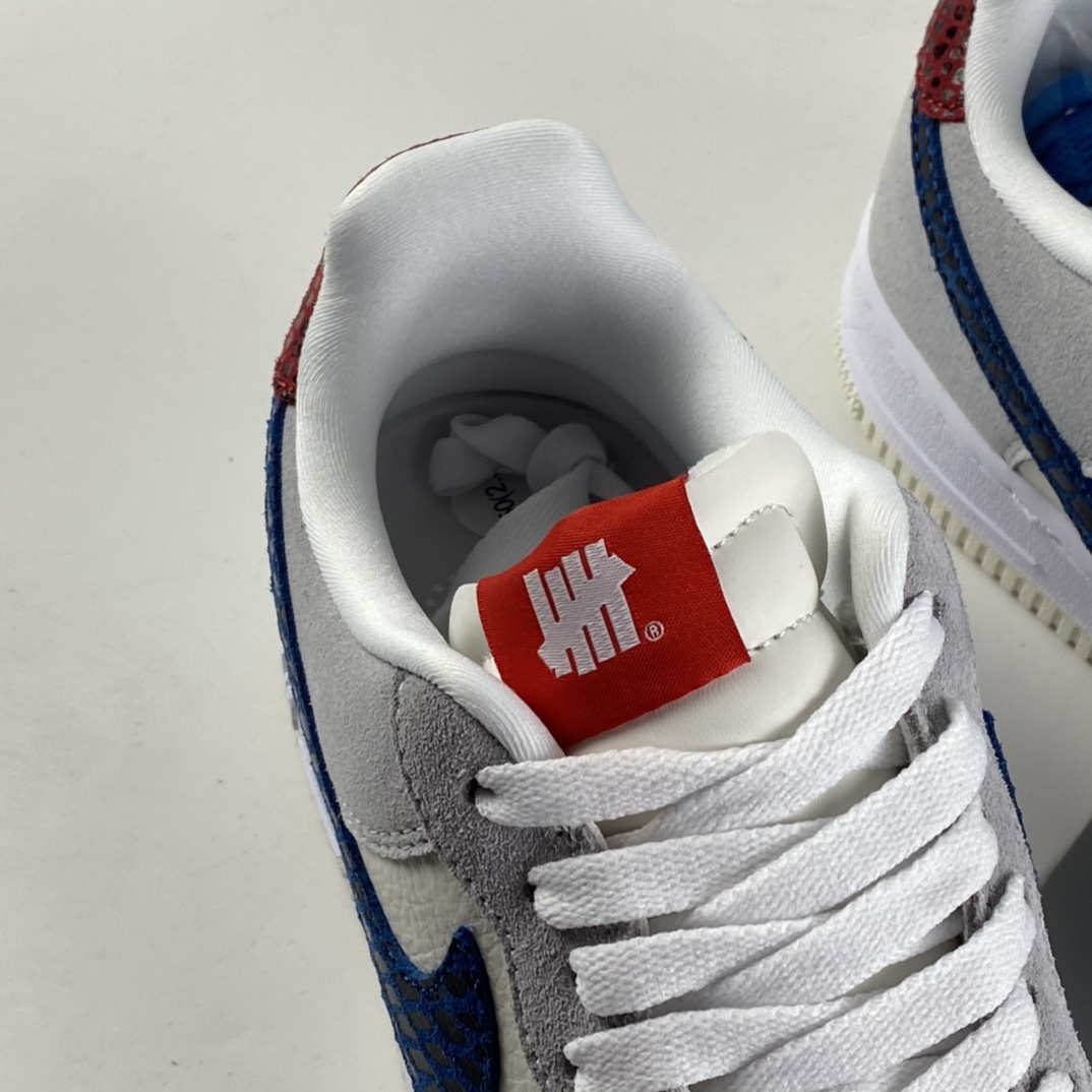 P240  Undefeated x NIKE Air Force 1 Low 灰蓝红 蛇纹 詹姆斯同款 空军一号低帮休闲板鞋 DM8461-001