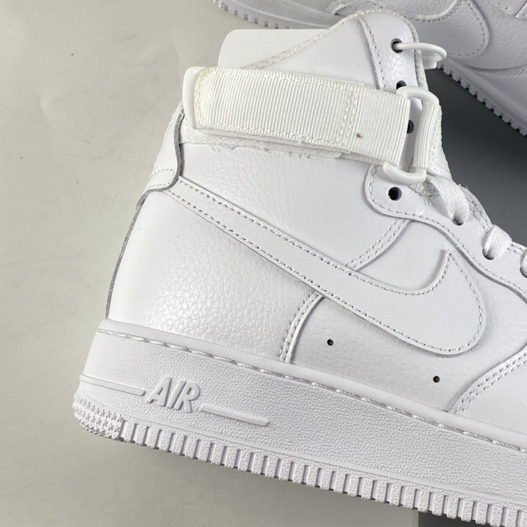 P180  NIKE Air Force 1 High ’07 空军一号经典全白高帮休闲板鞋 315121-115