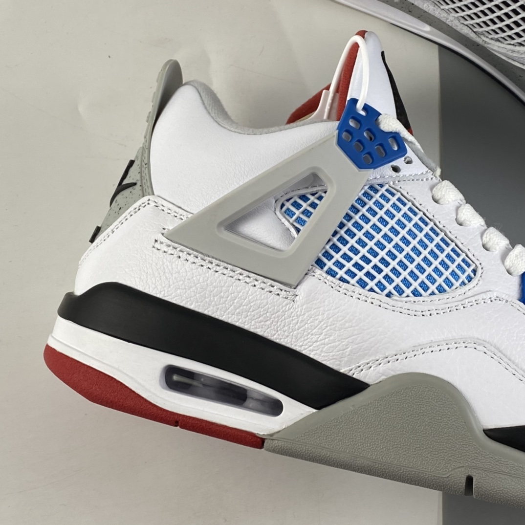 P380  Air Jordan 4 Tattoo“What The”AJ4 乔4白蓝 篮球鞋 CI1184-146