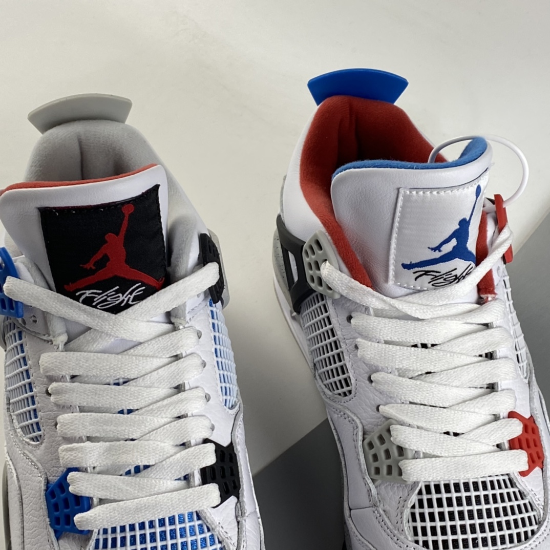 P380  Air Jordan 4 Tattoo“What The”AJ4 乔4白蓝 篮球鞋 CI1184-146