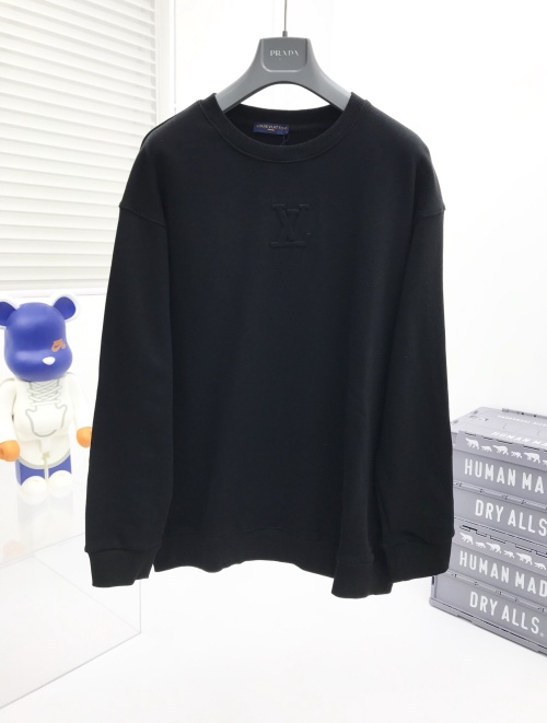 Louis Vuitton Embossed Logo Sweatshirt - Classic Crewneck Pullover for Men and Women 1 Louis Vuitton Embossed Logo Sweatshirt - Classic Crewneck Pullover for Men and Women
