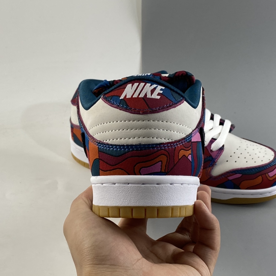 P400 Parra x NIKE Dunk SB Low Pro 白蓝红 抽象艺术滑板鞋 DH7695-600-莆田鞋,莆田鞋货源,高仿鞋,高仿鞋货源,安福档口,莆田高仿鞋,莆田鞋批发,高仿鞋批发,莆田高仿运动鞋,高仿运动鞋,莆田运动鞋 P400 Parra x NIKE Dunk SB Low Pro 白蓝红 抽象艺术滑板鞋 DH7695-600