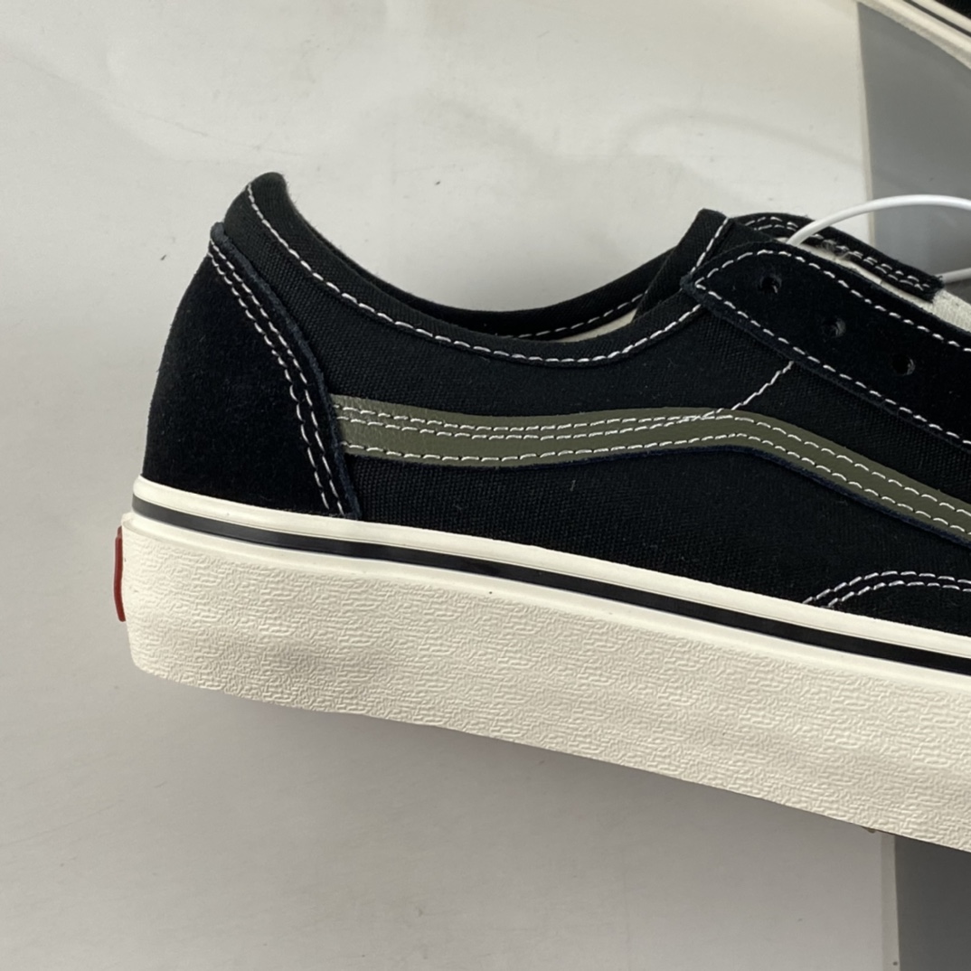 P150  Vans Style 36 Decon SF 万斯权志龙黑绿条杀人鲸半月包头硫化滑板鞋 VN0A3ZCMJVO