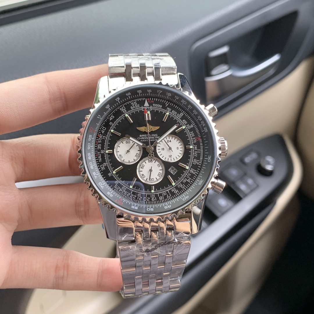 [Breitling Watches]White Shell 3 gold shell 0 Steel stripRomantic multi-fun