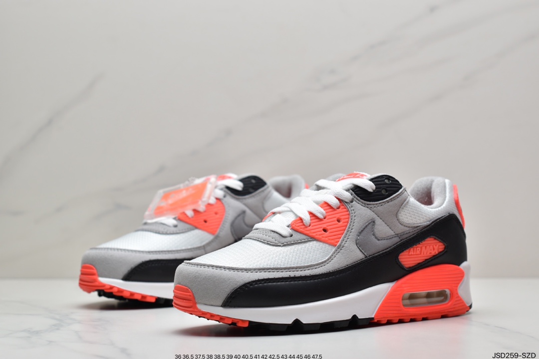 200 耐克Air Max 90 OG “Infrared” 红外线 纯原CT1685-100
