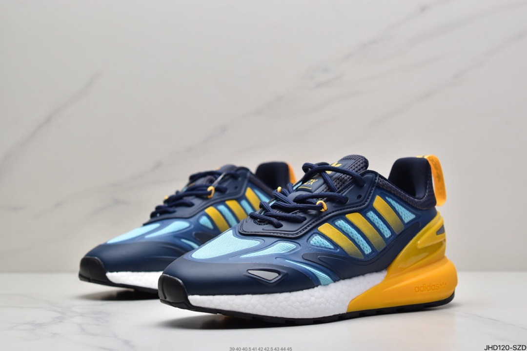 190 阿迪达斯AD Originals ZX 2K Boost 2.0采用科技风设计GZ9087