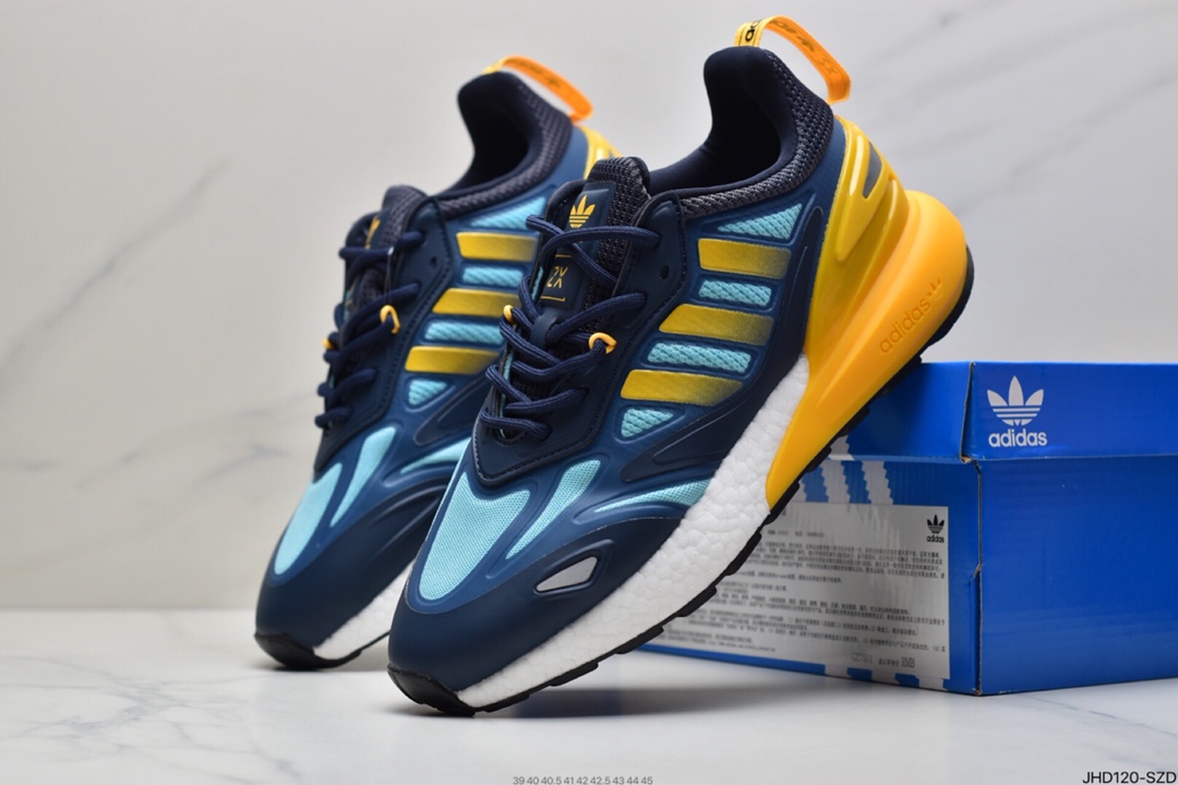 190 阿迪达斯AD Originals ZX 2K Boost 2.0采用科技风设计GZ9087