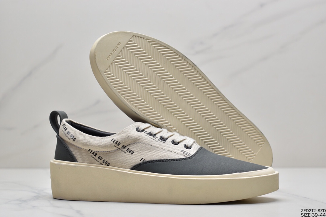 280  SYTM FOG 6th主线 Fear of god 101满印字母LOGO弹幕低帮休闲板鞋