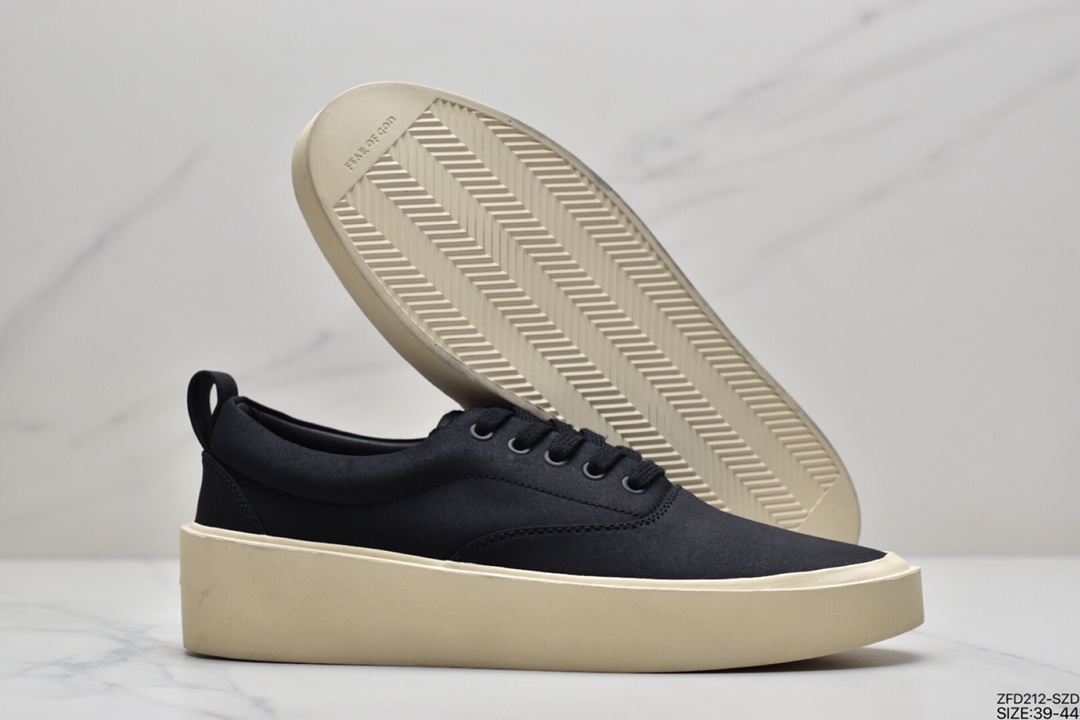 280  SYTM FOG 6th主线 Fear of god 101满印字母LOGO弹幕低帮休闲板鞋