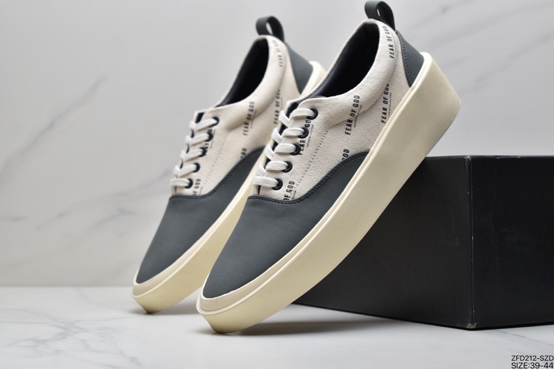 280  SYTM FOG 6th主线 Fear of god 101满印字母LOGO弹幕低帮休闲板鞋