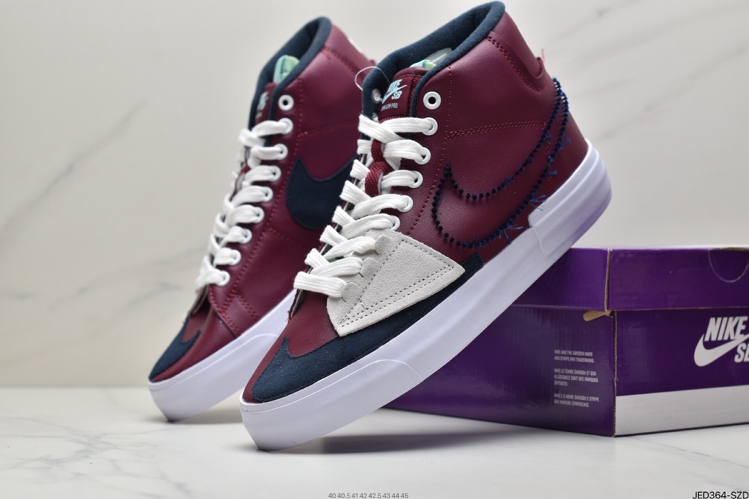 150 耐克Nike Sb Zoom Blazer Mid Edge “Team Red”解构DA2189