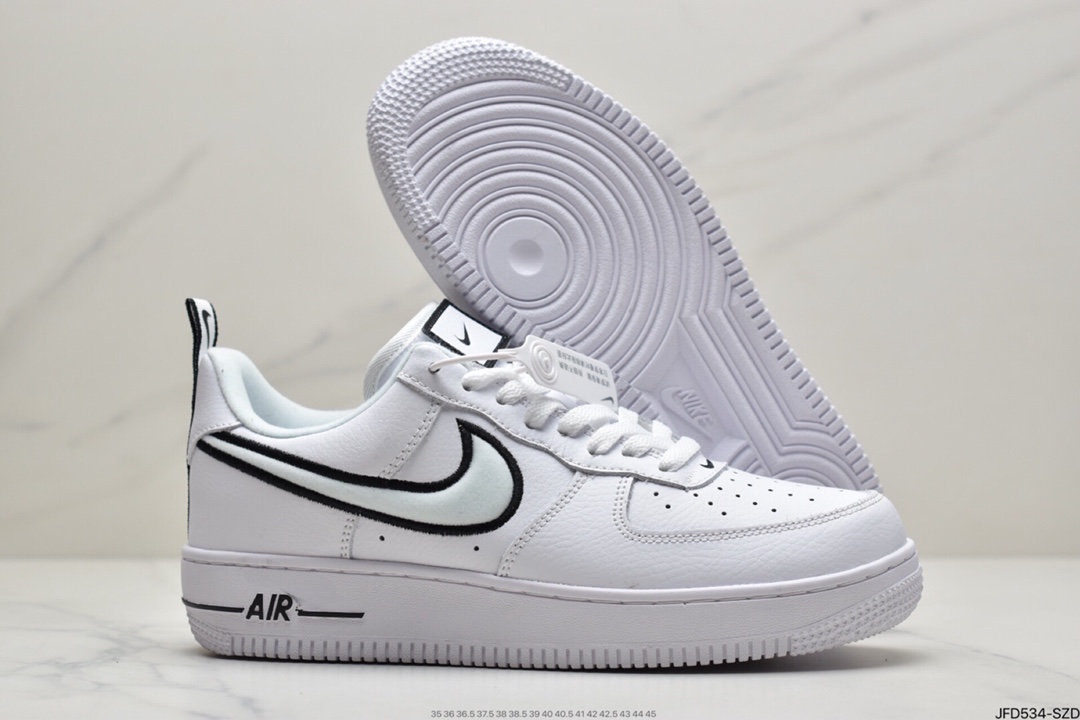 170 耐克Nike Air Force 1白黑边 官方同步 DH2472-100