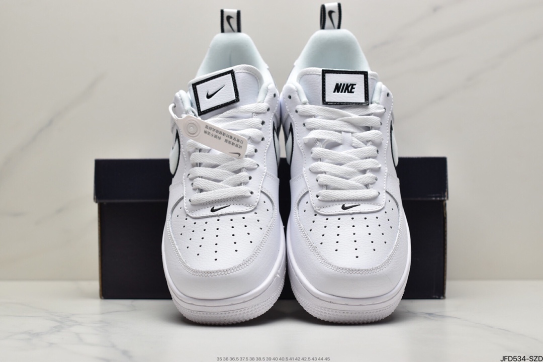 170 耐克Nike Air Force 1白黑边 官方同步 DH2472-100