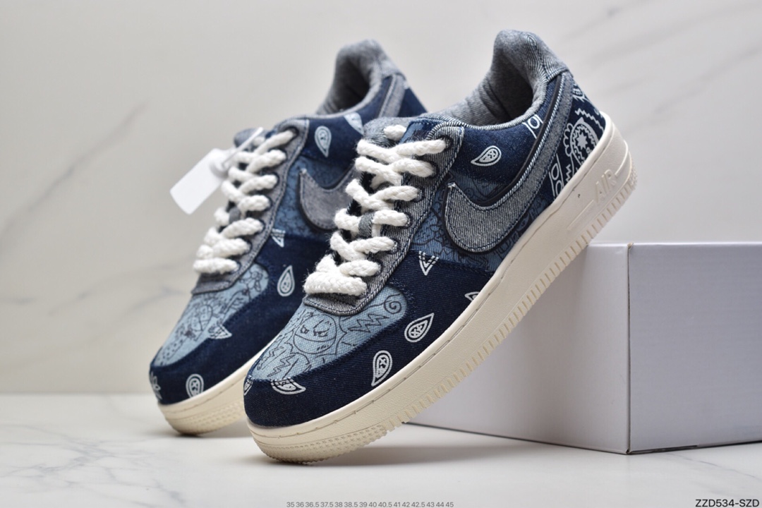 230   Air Force 1 Low 联名新品！空军一号牛仔布板鞋905345-402