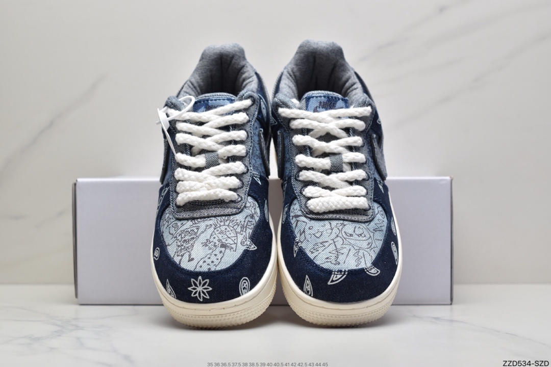 230   Air Force 1 Low 联名新品！空军一号牛仔布板鞋905345-402