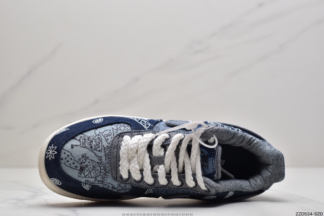 230   Air Force 1 Low 联名新品！空军一号牛仔布板鞋905345-402