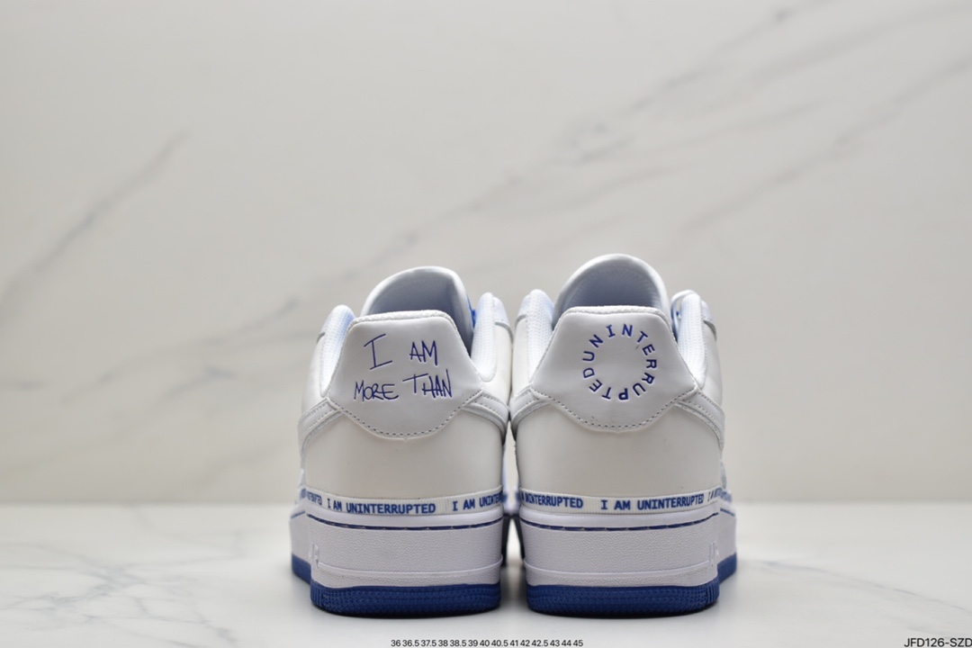 170 詹皇公司联名款Uninterrupted x Nike Air Force 1 运动板鞋CQ0494-100
