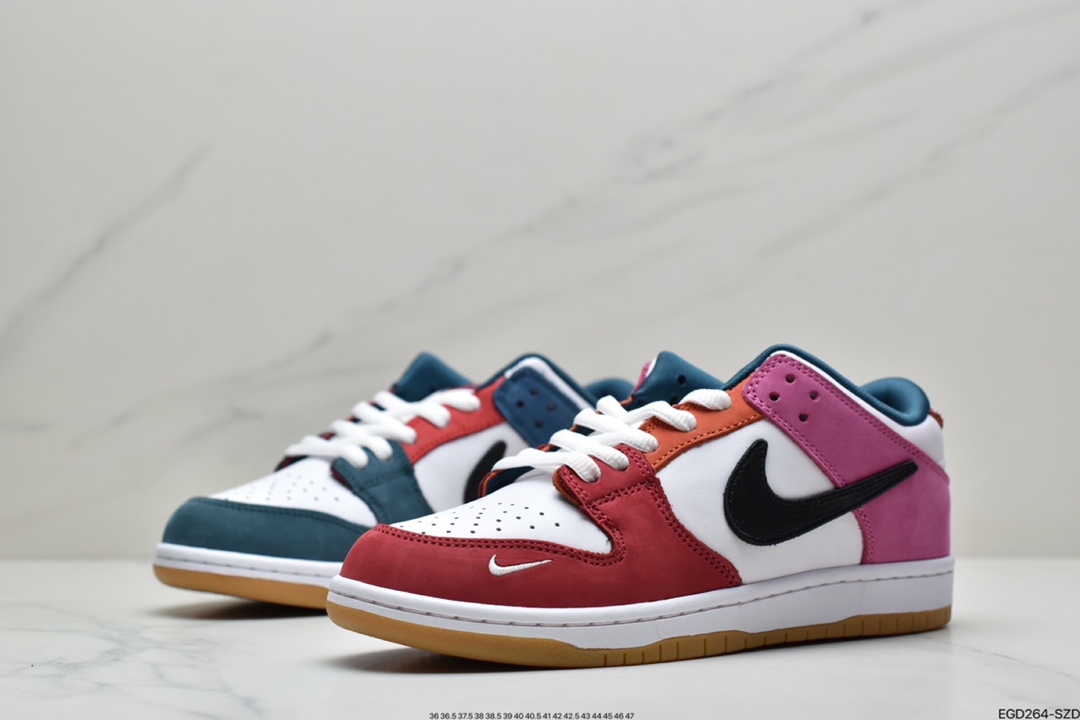400  Parra x NIKE SB Dunk Low 撕撕乐DH7695-100