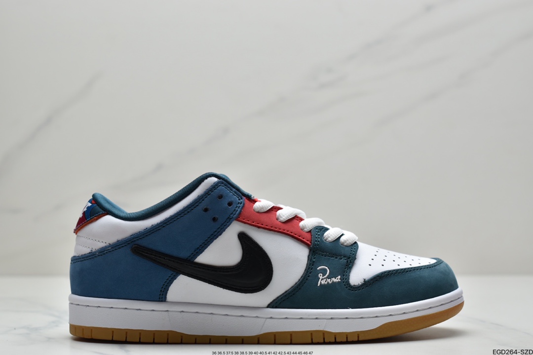 400  Parra x NIKE SB Dunk Low 撕撕乐DH7695-100