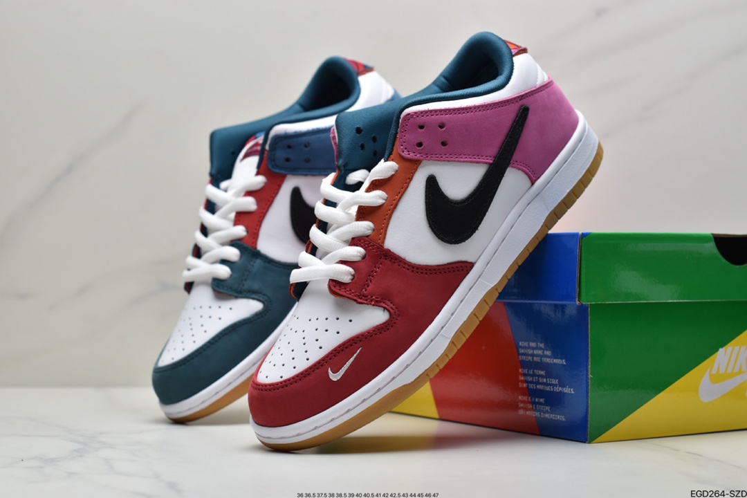 400  Parra x NIKE SB Dunk Low 撕撕乐DH7695-100