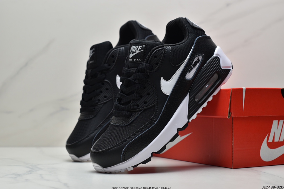 150 耐克Nike Air Max 90  丝绒复古气垫百搭休闲运动慢跑鞋 898512