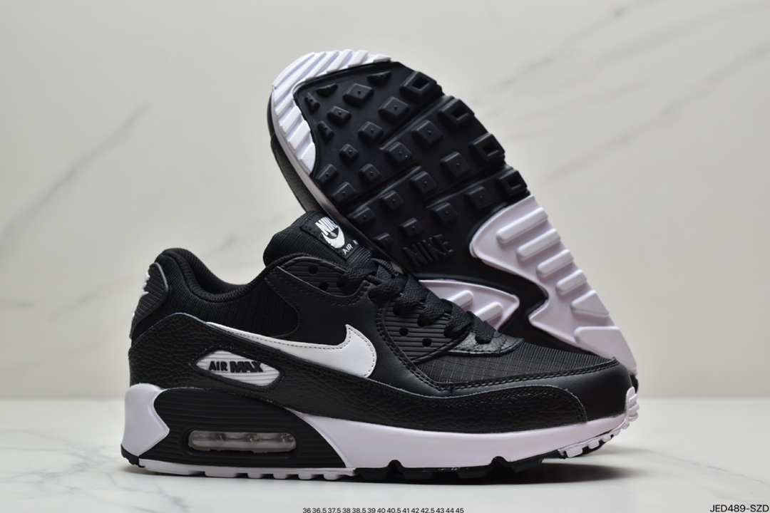 150 耐克Nike Air Max 90  丝绒复古气垫百搭休闲运动慢跑鞋 898512
