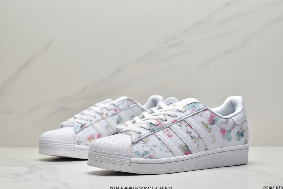 120 阿迪达斯 Adidas Superstar   经典 贝壳头板鞋 FX5538