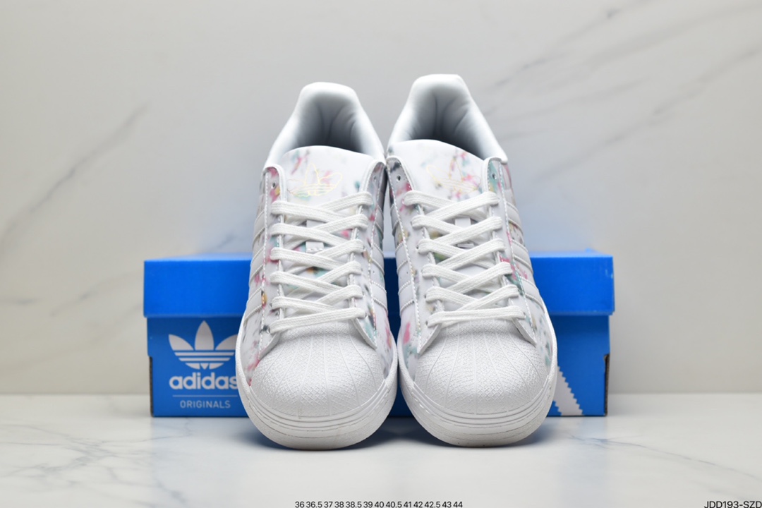 120 阿迪达斯 Adidas Superstar   经典 贝壳头板鞋 FX5538