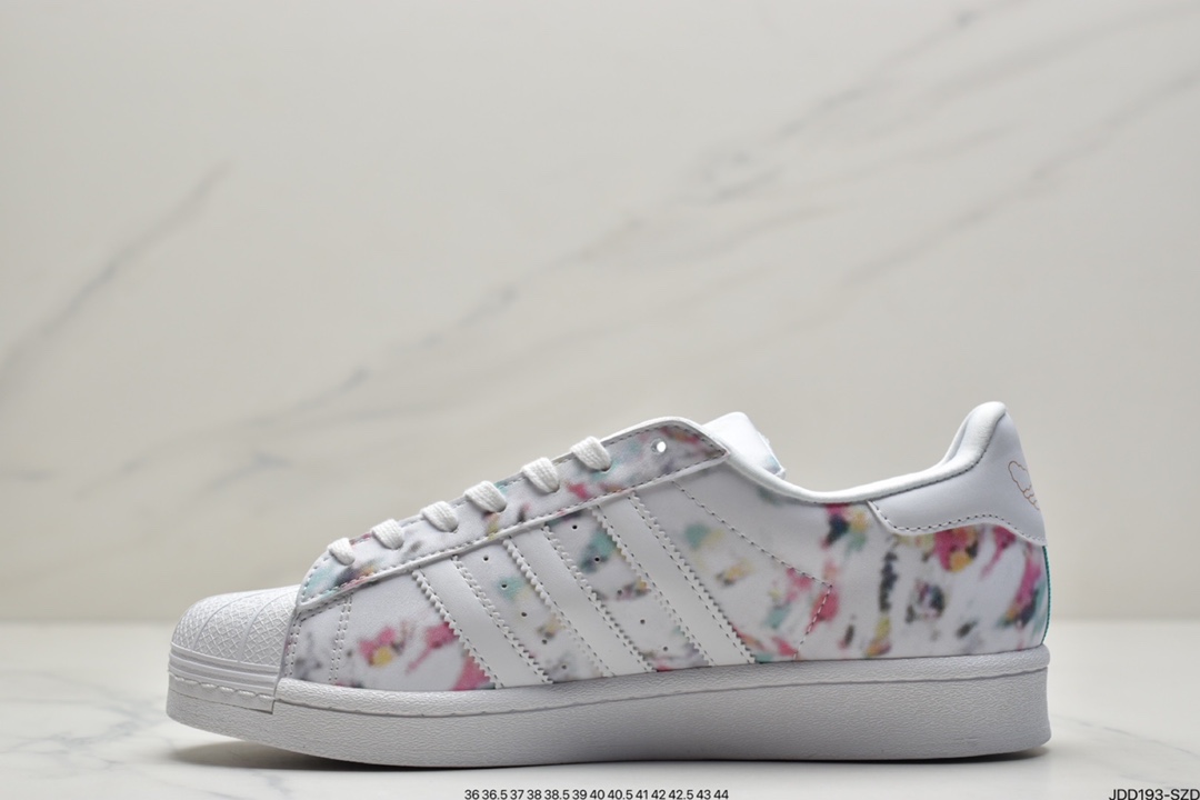 120 阿迪达斯 Adidas Superstar   经典 贝壳头板鞋 FX5538
