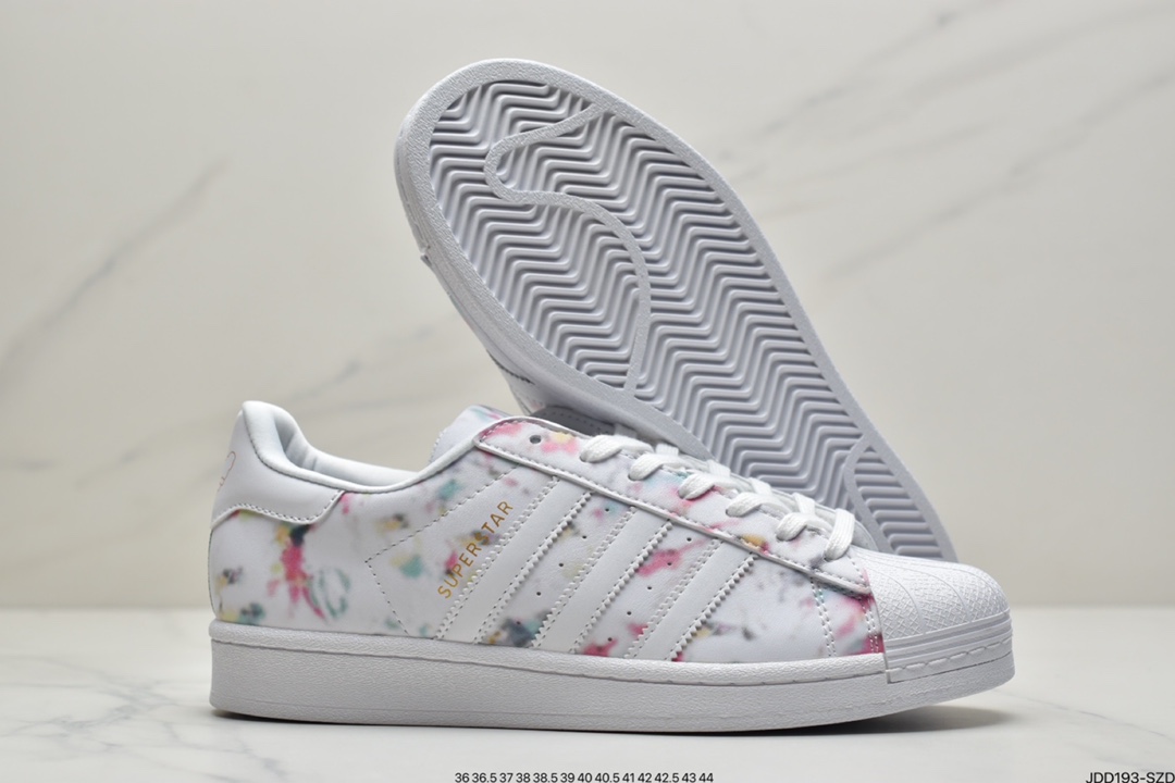 120 阿迪达斯 Adidas Superstar   经典 贝壳头板鞋 FX5538