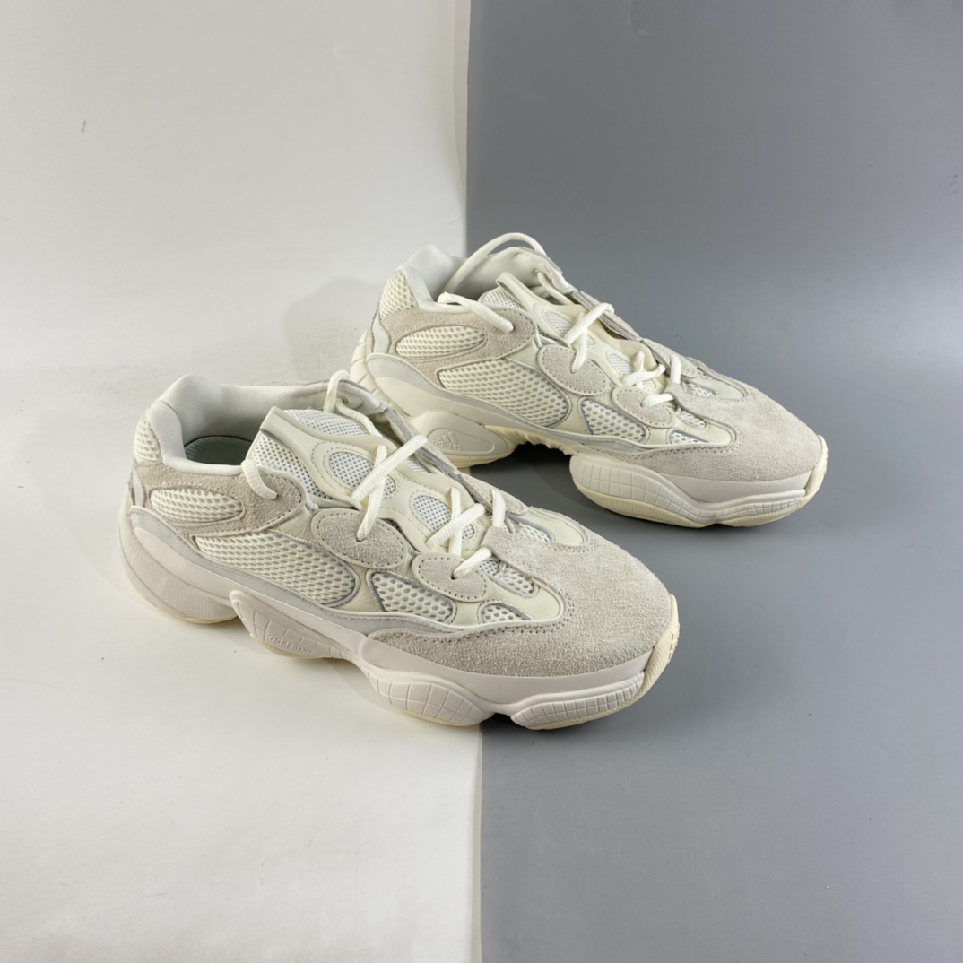 P300  AD  Yeezy 500 “Bone White” 骨白  FV3573