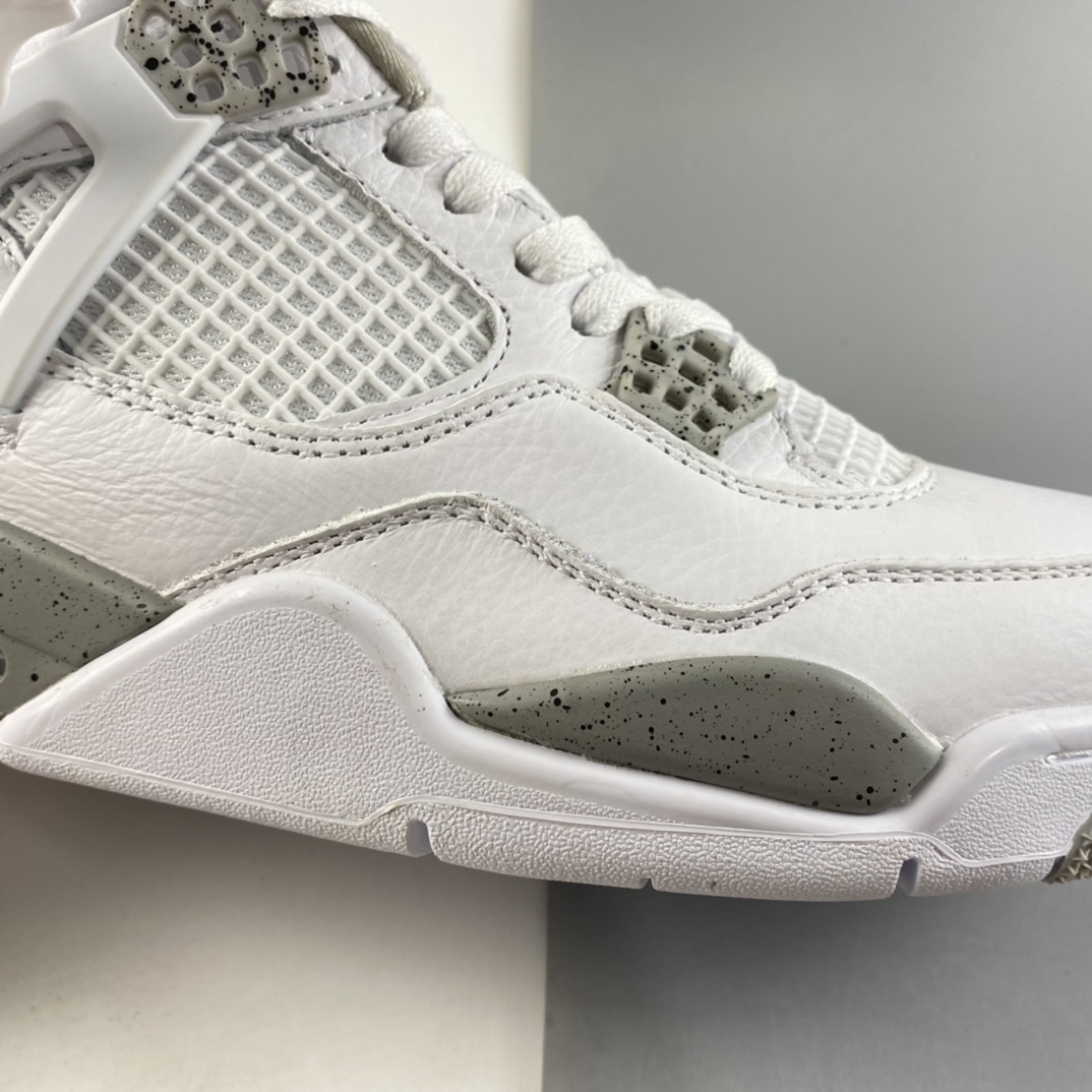 P380  Air Jordan 4 Retro ”White Oreo”迈克尔·乔丹AJ4代中帮复古休闲运动文化篮球鞋“白奥利奥”CT8527-100