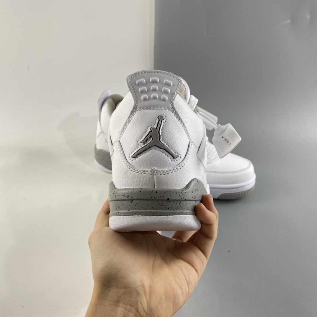 P380  Air Jordan 4 Retro ”White Oreo”迈克尔·乔丹AJ4代中帮复古休闲运动文化篮球鞋“白奥利奥”CT8527-100
