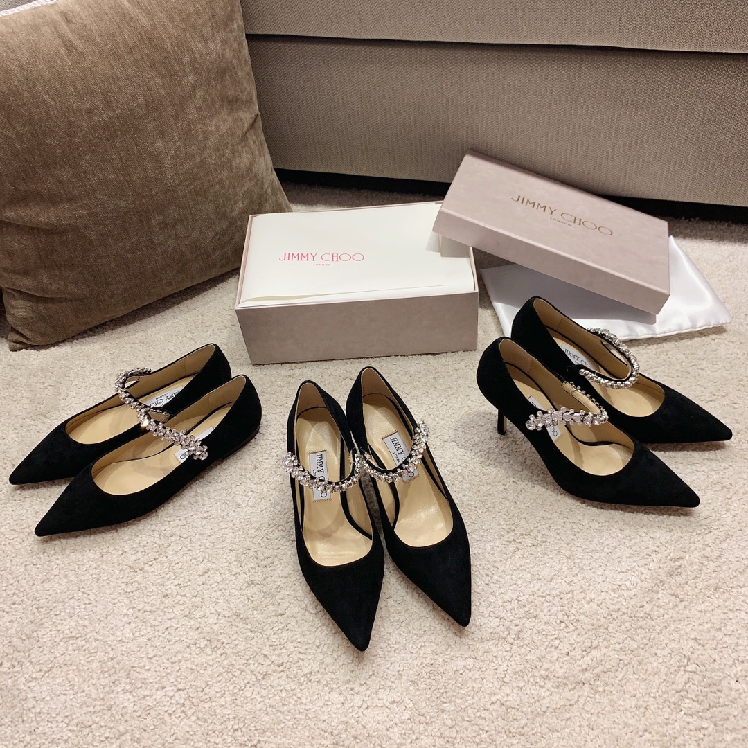 Jimmy Choo JC21ss最新BAILY水晶单鞋