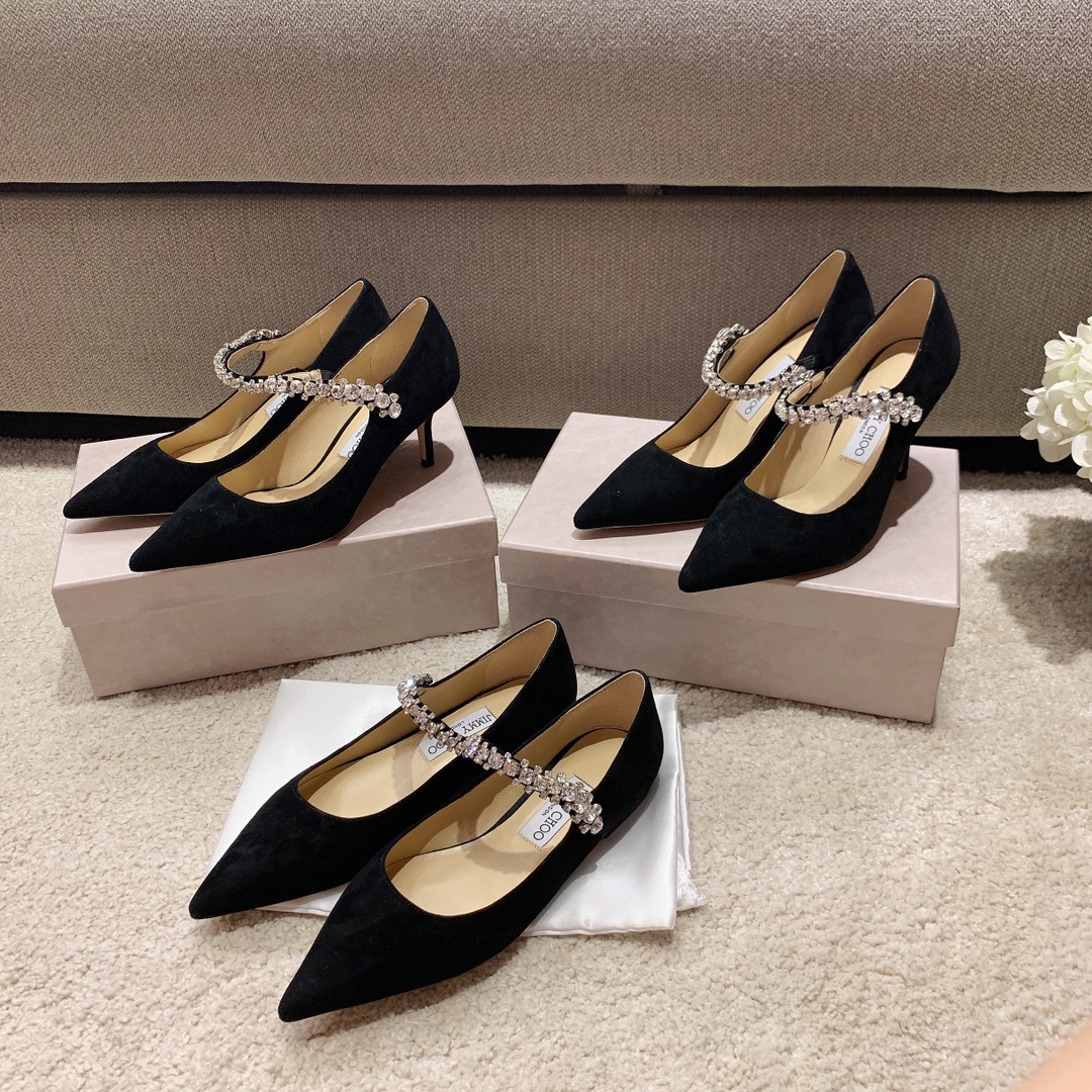 Jimmy Choo JC21ss最新BAILY水晶单鞋
