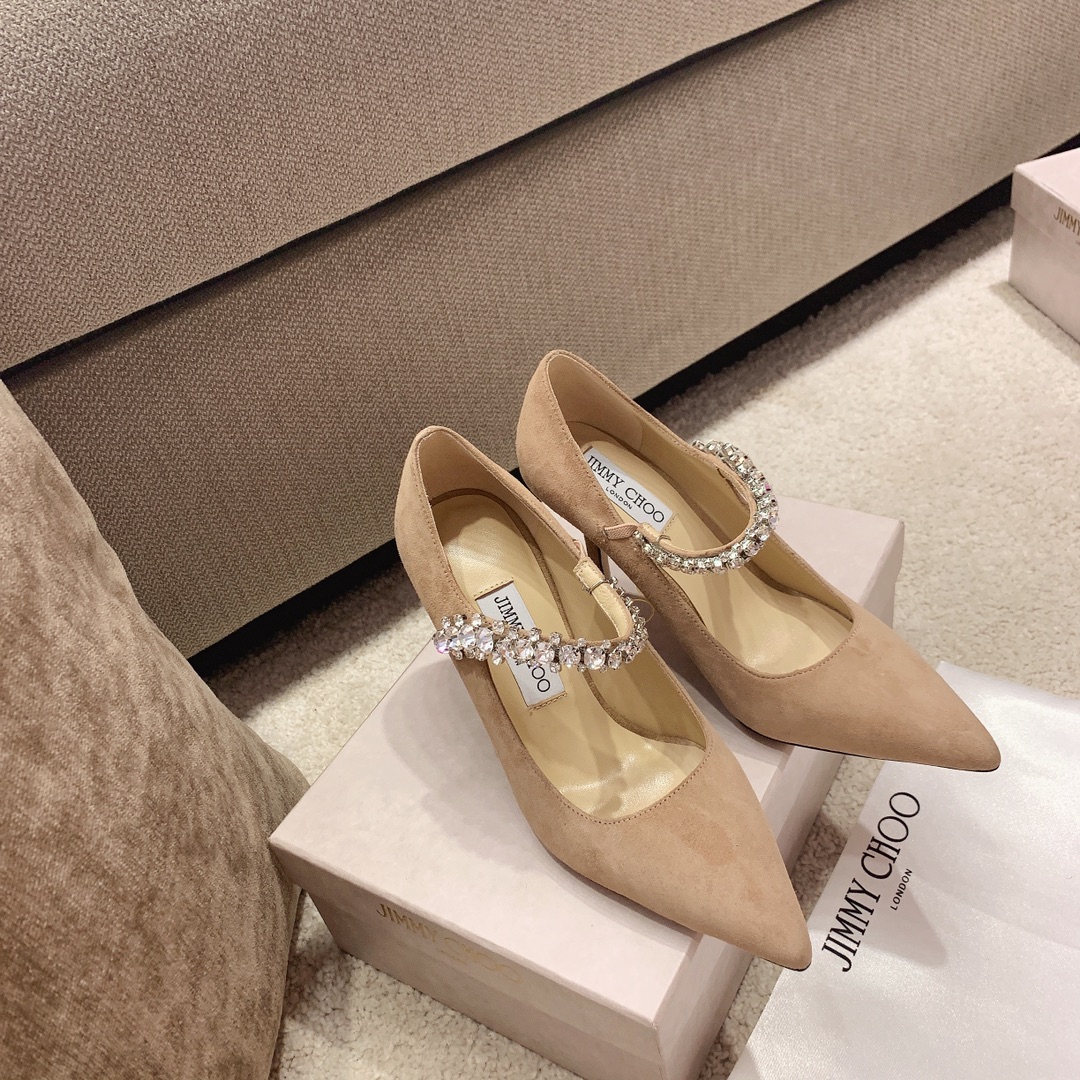 Jimmy Choo JC21ss最新BAILY水晶单鞋
