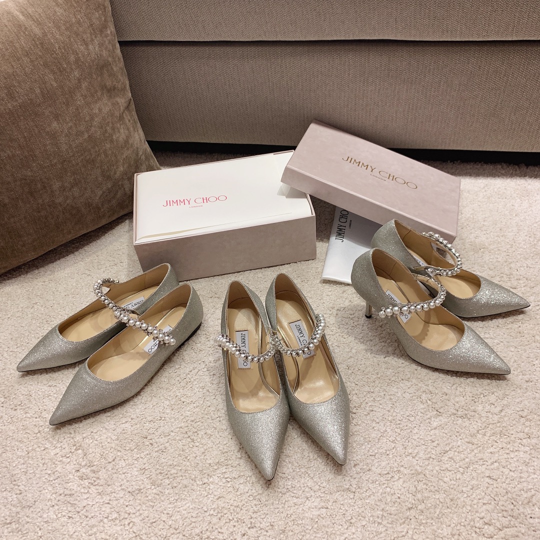 Jimmy Choo JC21ss最新BAILY水晶单鞋